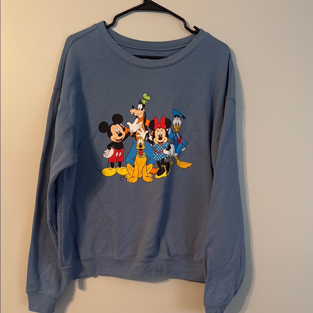 Blue Disney Character Sweatshirt